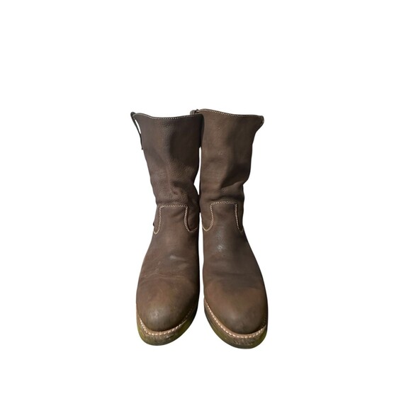 Rio Grande RGW Western Work Boots Mex 27 Unisex US 9 M 10 L Brown Suede Leather main image 9